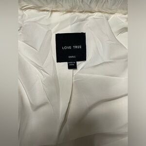 Lulu's Cream Faux Fur Jacket